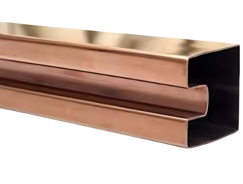 golden steel pipe